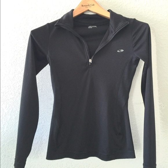 C9 Champion semi fit long sleeve black top