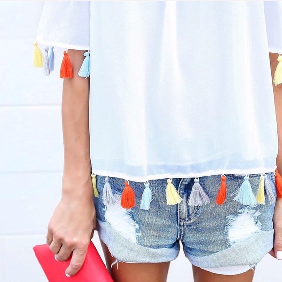 Alyssa's Posh Closet Pants - Sundaze • Distressed Boyfriend Shorts