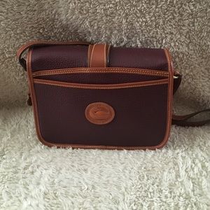 Dooney and Bourke burgundy leather purse