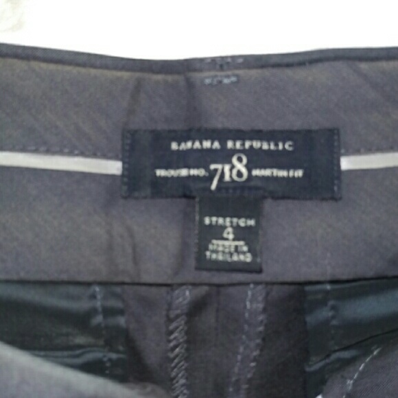 Dark grey slacks