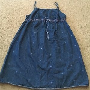 MATERNITY denim dress