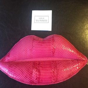 Lulu Guinness (snakeskin) clutch