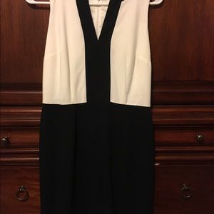Banana Republic white and black dress.