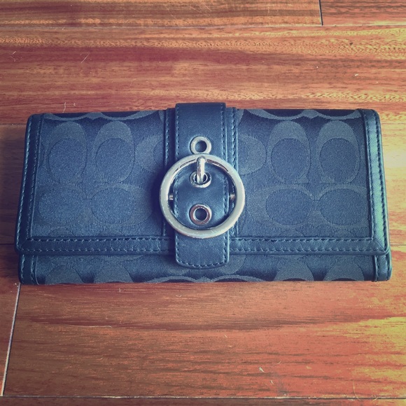 Black Coach Wallet