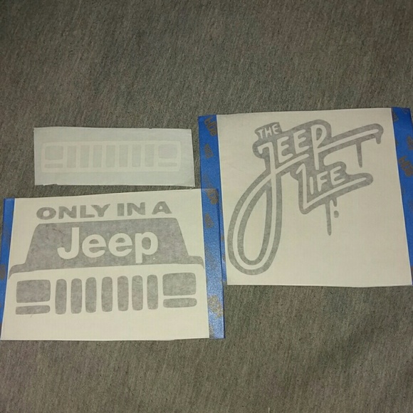Jeep sticker lot.*lowest price* read!!!!!