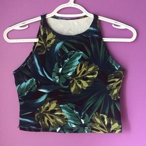 🌴🍃Jungle leaves crop American Apparel