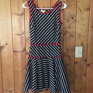 Modcloth stripped dress. Brand new