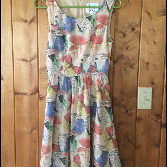 Modcloth butterfly dress! Brand new. - Picture 1 of 2