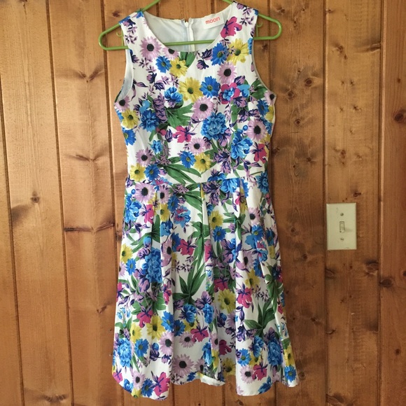 Modcloth floral dress, practically brand new - Picture 1 of 2
