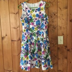 Modcloth floral dress, practically brand new