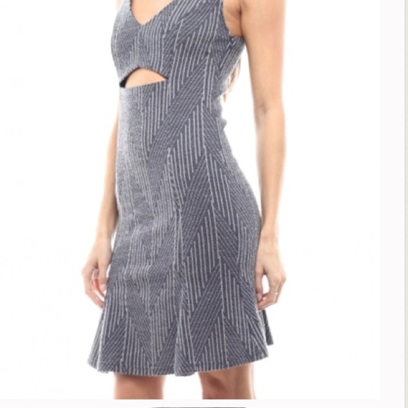 PM Editor Pick! ⭐️ Huge Sale!! Navy Cutout dress - Picture 4 of 8