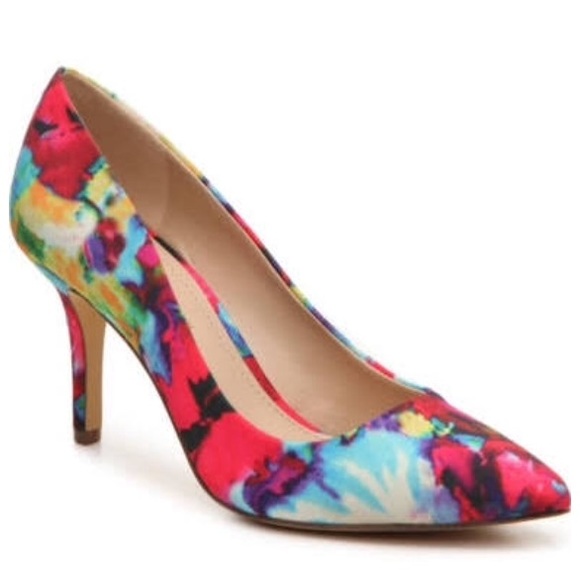 BCBGeneration Floral Heels