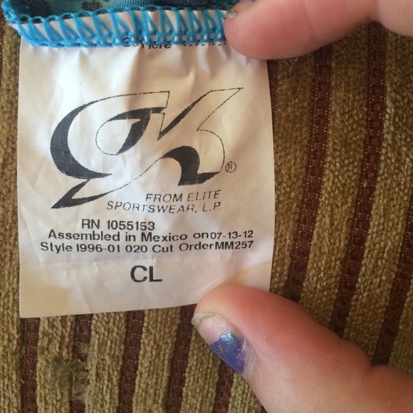 Cheetah print gymnastics leotard - Picture 3 of 3