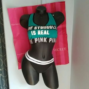 Victorias Secret PINK Sports Bra & Thong