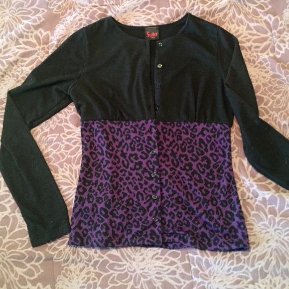 Long sleeve cardigan sweater