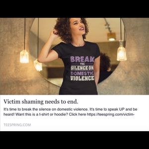 Domestic violence awareness t-shirts