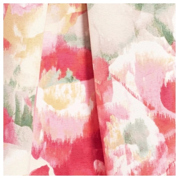 Eliza J Watercolor Pink Floral Sleeveless Popover Sheath Dress 8 M Easter - Picture 3 of 6