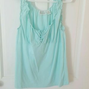 Aqua color tank top