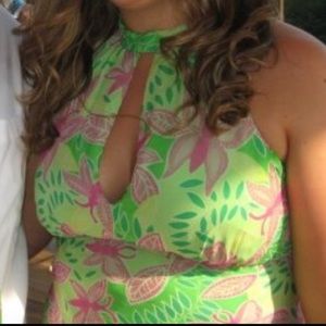 Lilly Pulitzer high neck butterfly dress