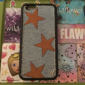 Wildflower denim case for iPhone 6/6s.