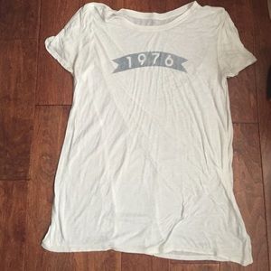 Plain white tee