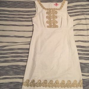 Bridal shower beauty- Lilly Pulitzer white dress