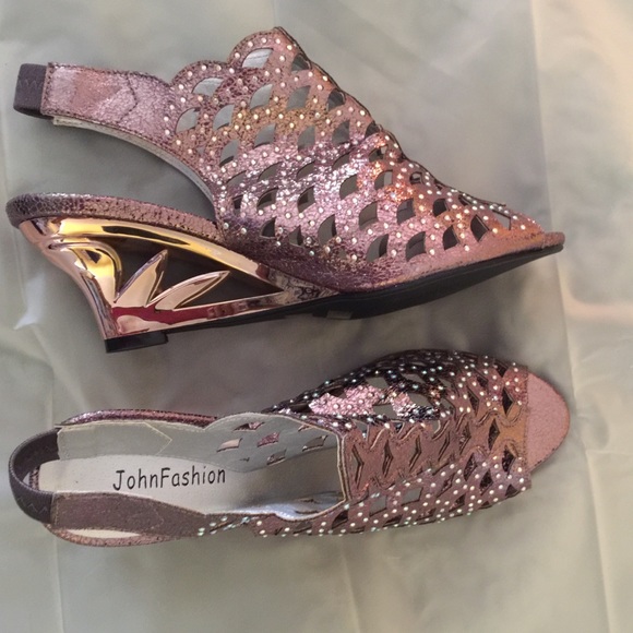 John Fashion wedge shoes