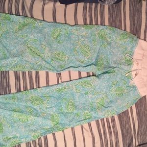 Lilly Pulitzer beach pants- crab print