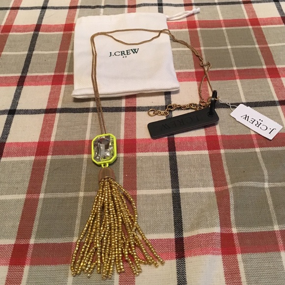 J crew tassel necklace NWT
