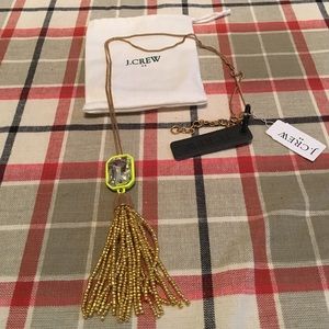 J crew tassel necklace NWT
