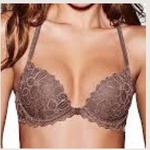 NWT 32C PINK Date Racerback lace Push-up Bra