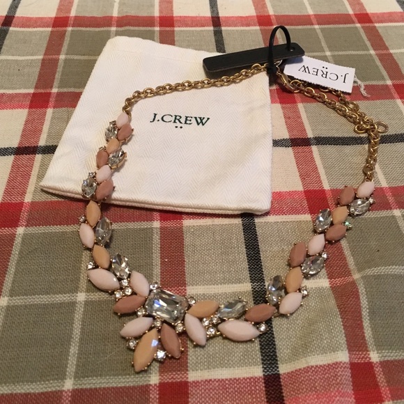 J. Crew Jewelry - J crew pink sparkle necklace NWT