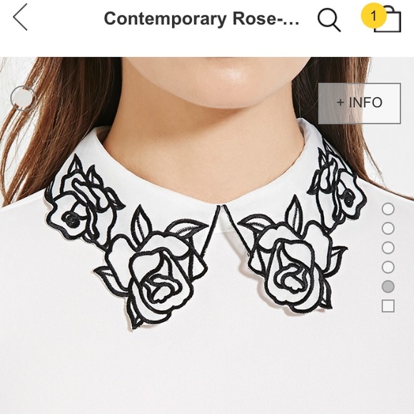 ISO FOREVER 31 ROSE COLLAR BLOUSE