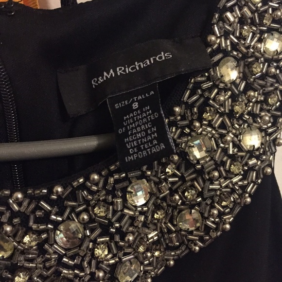 Long black size 8 formal dress
