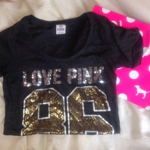 ON HOLD Sparkly Pink Tee