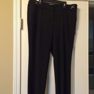 New York & Co black trouser with detail size 12