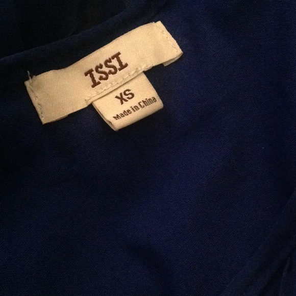 Issi blue and black dress