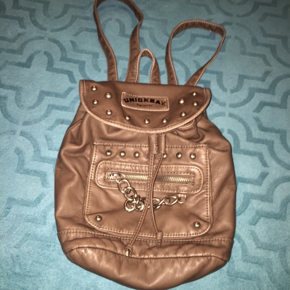 Union bay small backpack with silver zipper chain