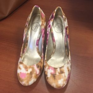 Jessica Simpson Watercolor Heels