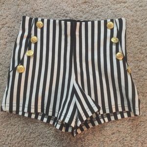 Forever 21 Striped Shorts