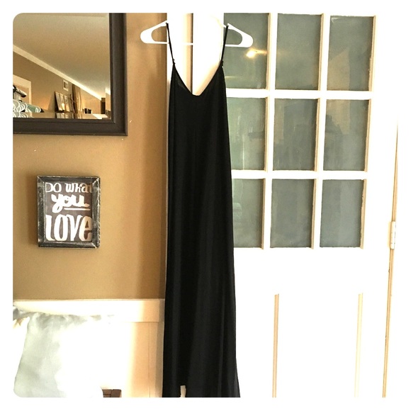 Anthropologie Puella black maxi dress