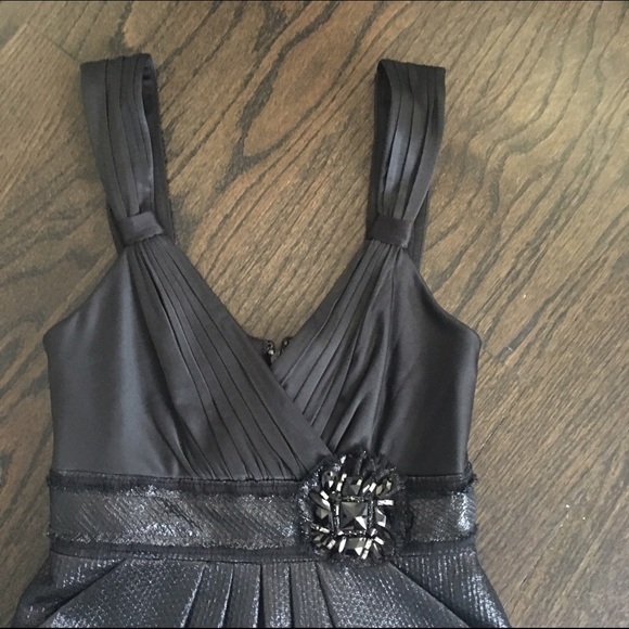 BCBG MaxAzria Black & Pewter Party Dress - Picture 2 of 4