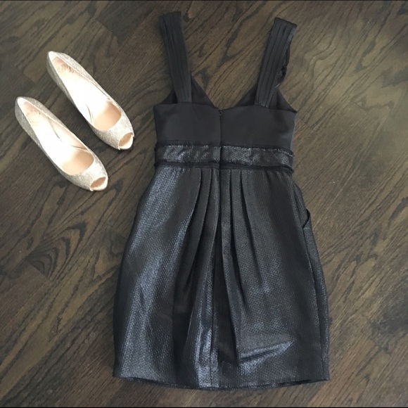 BCBG MaxAzria Black & Pewter Party Dress - Picture 4 of 4