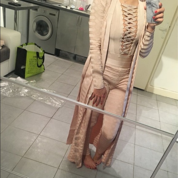 New 2piece Balmain inspired Bandage jacket & pant - Picture 2 of 5