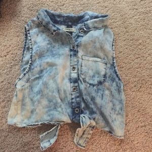 Glam Dollz Button up Crop Top