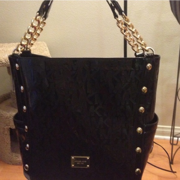 💥REDUCED Michael Kors Large Metallic Delancy Tote