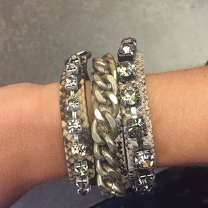 Set of three bracelets