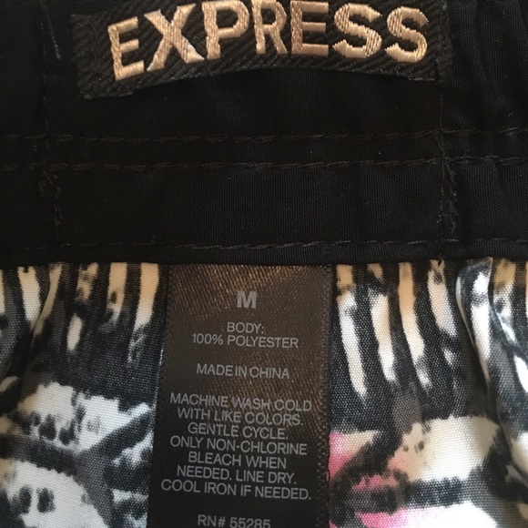 Express Patterned Drawstring Pants - image 2