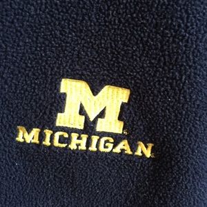 Champion Sz L Michigan Half Zip Pullover