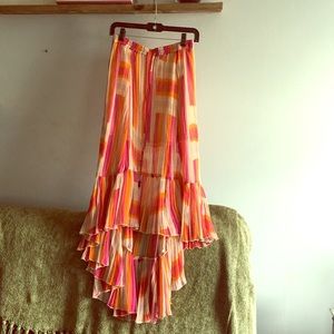 Roxy high low skirt